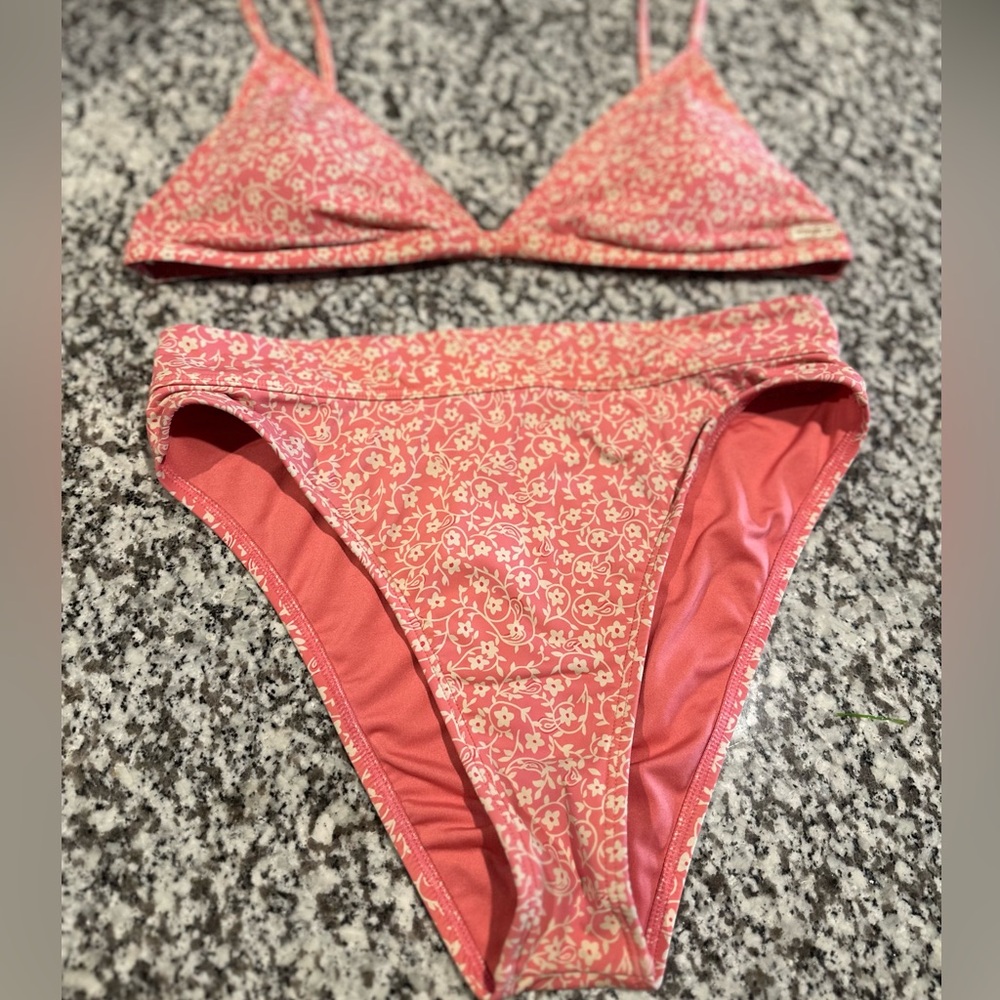 Billabong Pink Floral Bikini